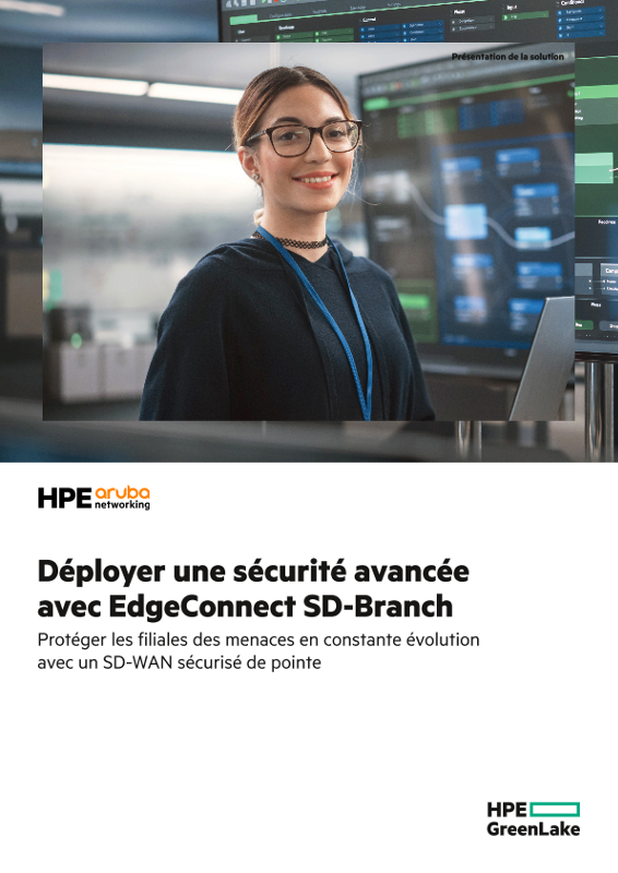 Déployer une sécurité avancée avec EdgeConnect SD-Branch thumbnail