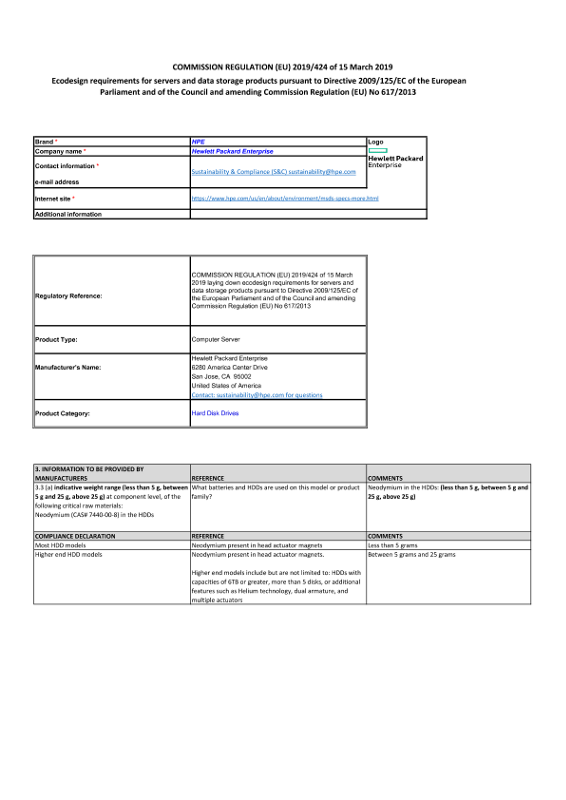HDD Lot9 Materials Declarations V2 thumbnail