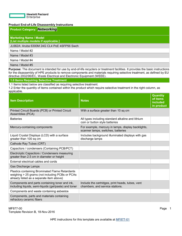 HPE Aruba Networking 6300M JL662A Switch thumbnail