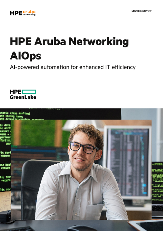 HPE Aruba Networking AIOps solution overview thumbnail