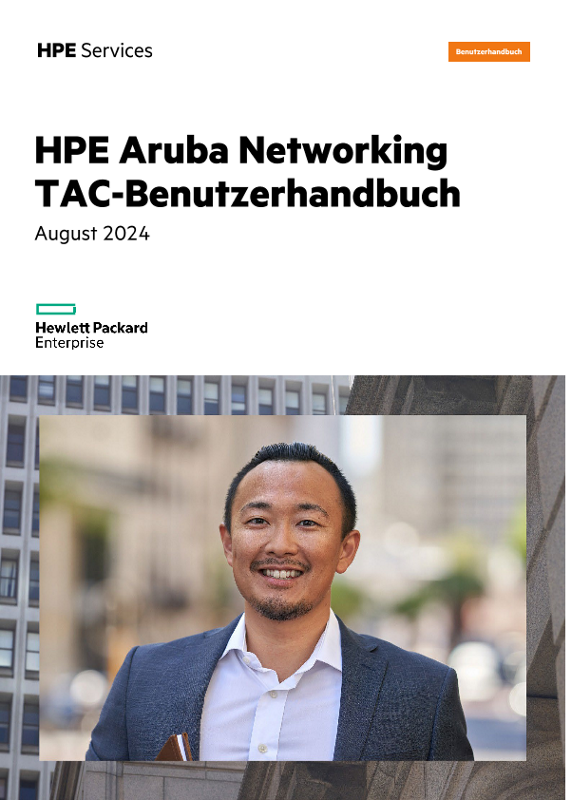 HPE Aruba Networking TAC-Benutzerhandbuch thumbnail