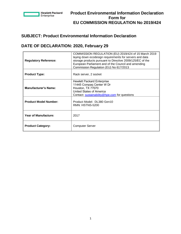 HPE ProLiant DL380 Gen10 thumbnail