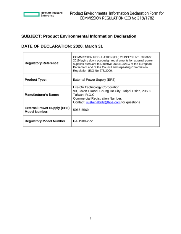 HPE ErP Lot 7 Info Declaration Template rev2 5066-5569 thumbnail