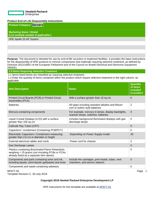 HPE Apollo 20 AP System thumbnail