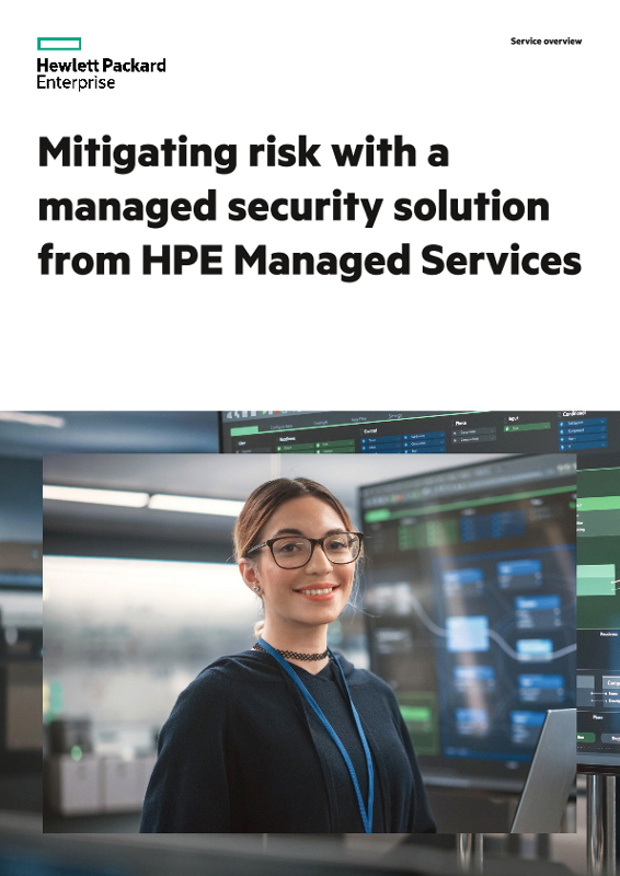 Mitigating risk with managed security from HPE GreenLake Management Services thumbnail