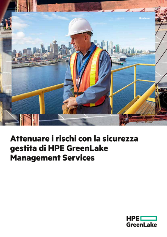 Mitigare i rischi con la sicurezza gestita di HPE GreenLake Management Services thumbnail