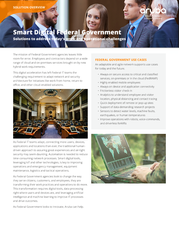 Smart Digital Federal Government Solution Overview thumbnail