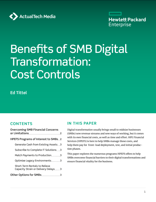 Benefits of SMB Digital Transformation: Cost Controls thumbnail