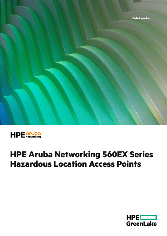 HPE Aruba Networking 560EX Series Hazardous Location Access Points thumbnail