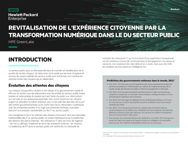 Brochure De La Revitalisation De Lexpérience Citoyenne Par La