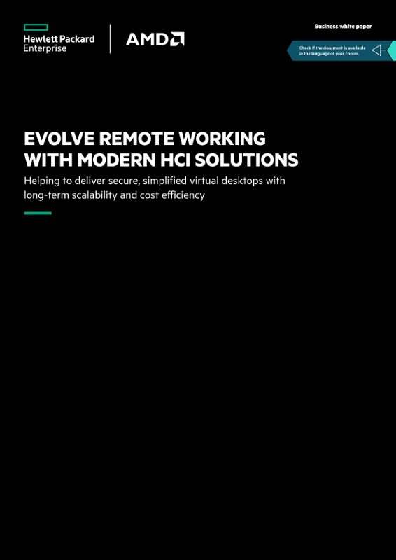 Evolve remote working with modern HCI solutions thumbnail
