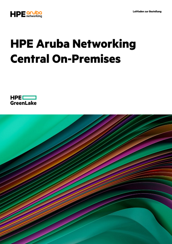 HPE Aruba Networking Central On-Premises thumbnail