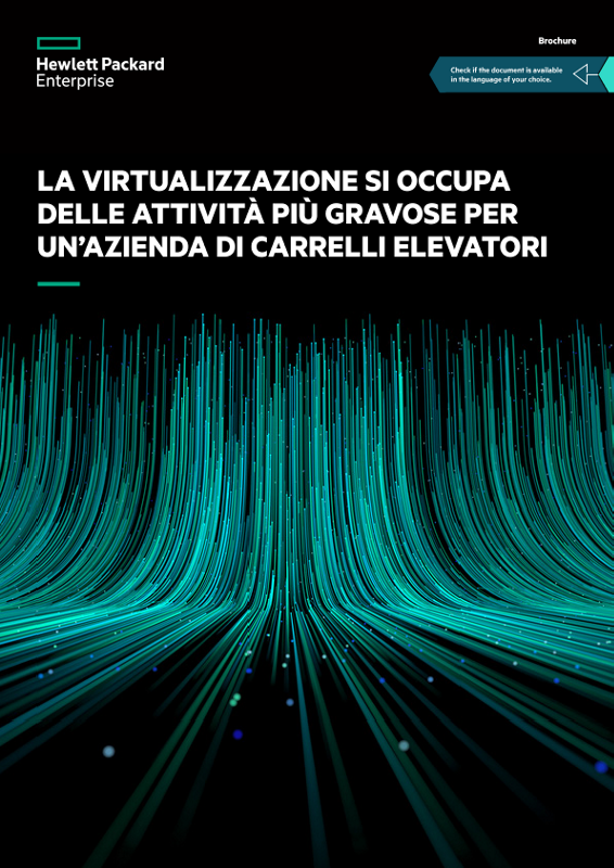 Brochure La virtualizzazione si occupa delle attività più gravose per un’azienda di carrelli elevatori thumbnail