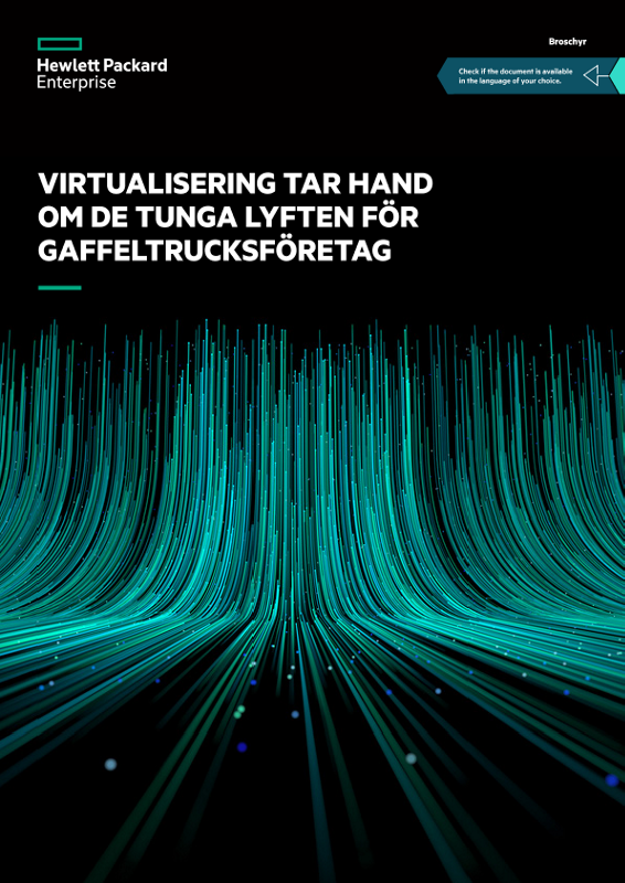 Virtualisering tar hand om de tunga lyften för gaffeltrucksföretag – broschyr thumbnail