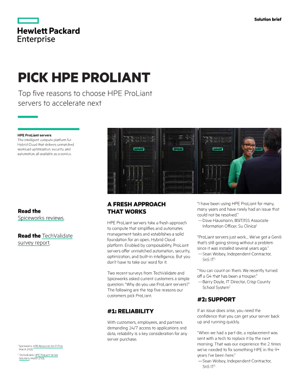 PICK HPE PROLIANT thumbnail