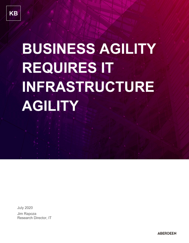 BUSINESS AGILITY REQUIRES IT INFRASTRUCTURE AGILITY thumbnail