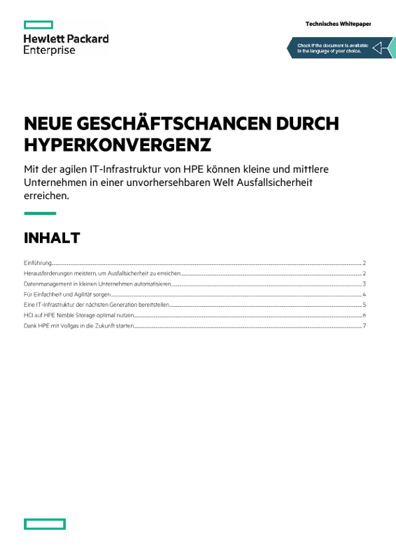 Neue Geschäftschancen durch Hyperkonvergenz, Technisches Whitepaper thumbnail