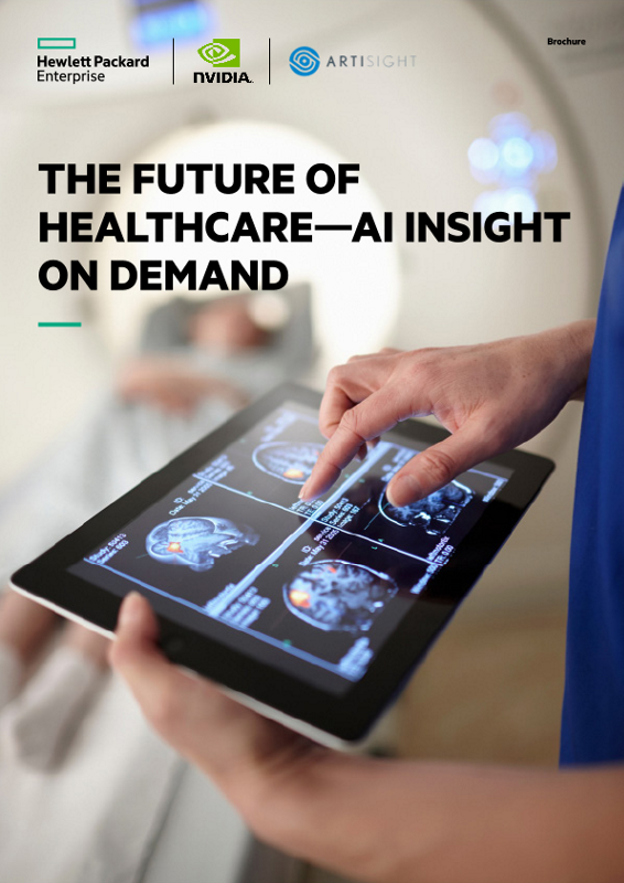 The future of healthcare – AI insight on demand brochure thumbnail