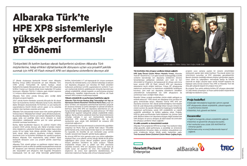Albaraka Türk'te HPE XP8 sistemleriyle yüksek performanslı BT dönemi thumbnail