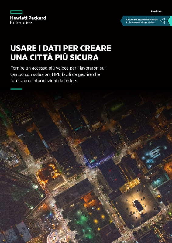 Usare i dati per creare una città più sicura, brochure thumbnail