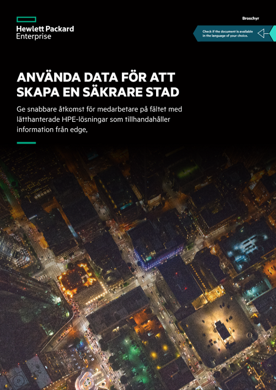 Broschyren Using Data to Create a Safer City thumbnail