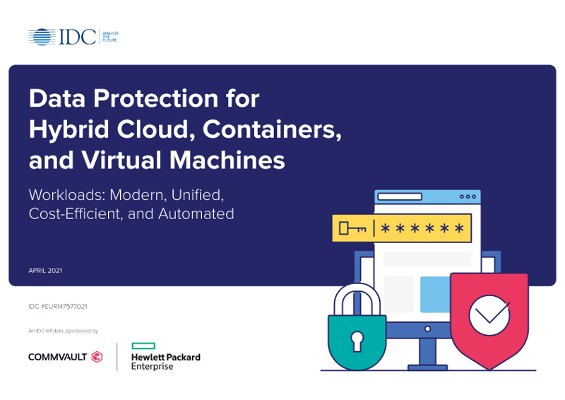 Data Protection for Hybrid Cloud, Containers, and Virtual Machines - An IDC Infobyte thumbnail