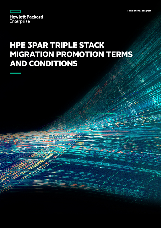 HPE 3PAR Triple Stack Migration Promotion terms and conditions promotional program thumbnail