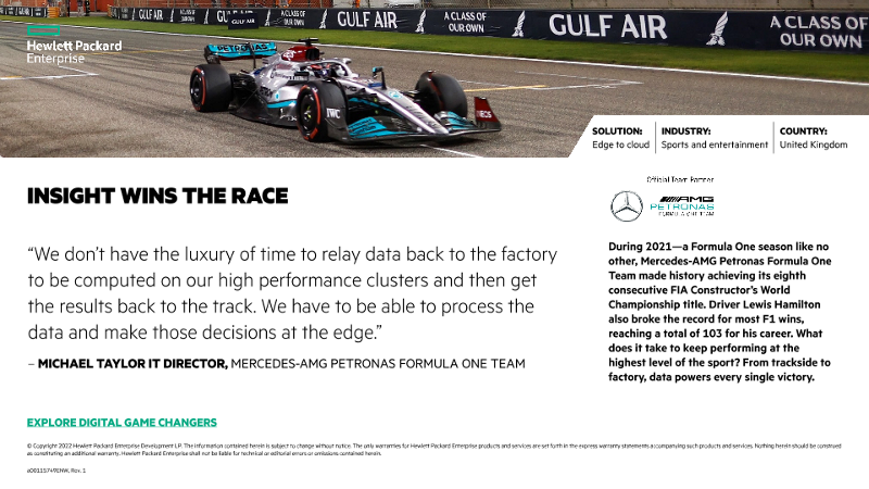 Insight wins the race – Mercedes-AMG Petronas Formula One Team companion slide thumbnail