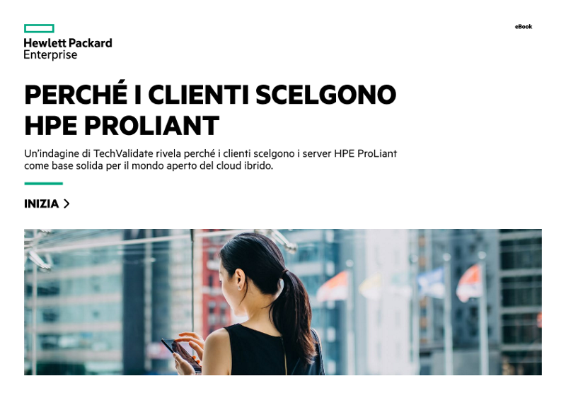 Perché i clienti scelgono HPE ProLiant - eBook thumbnail