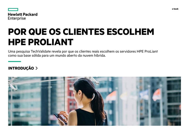 Por que os clientes escolhem o HPE ProLiant - eBook thumbnail