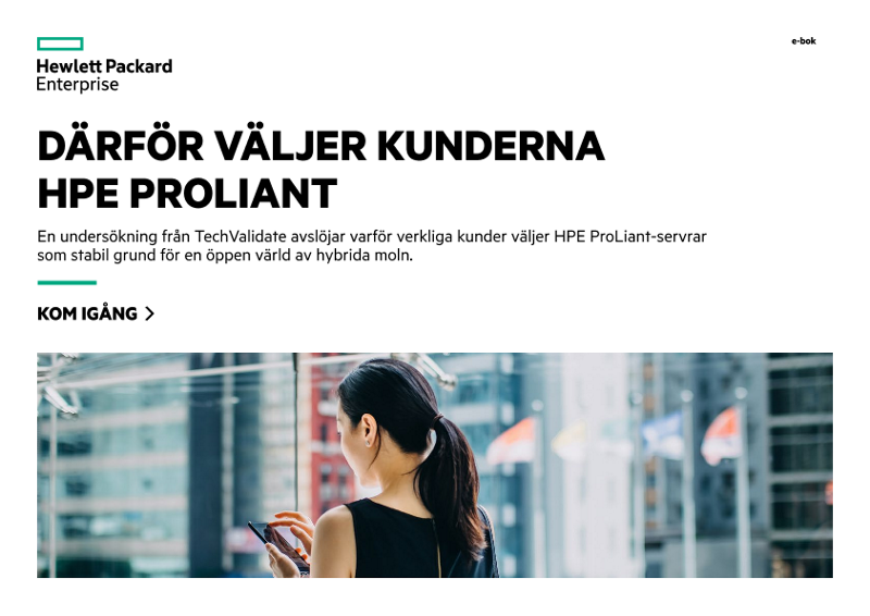 Därför väljer kunderna HPE ProLiant – e-bok thumbnail