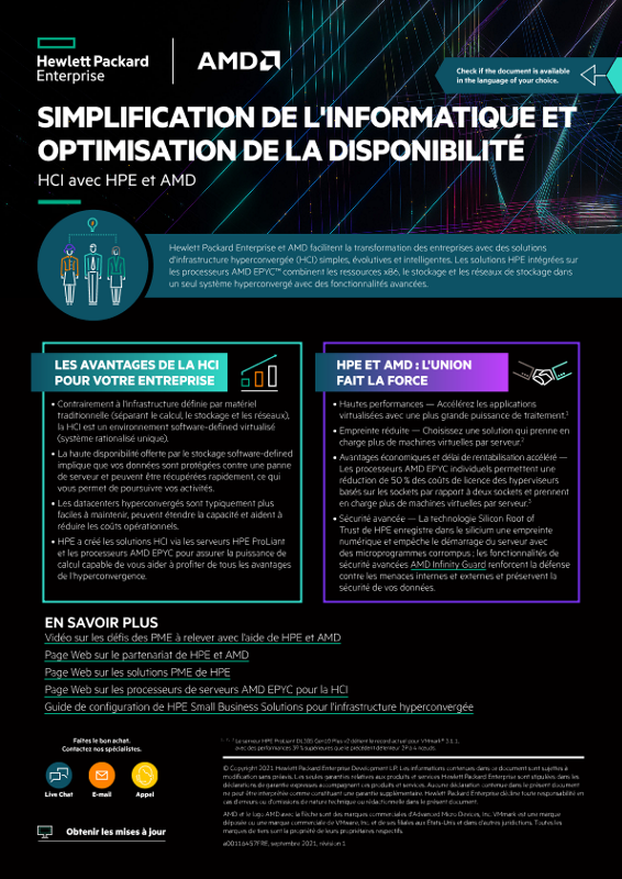 Simplification de l'informatique et optimisation de la disponibilité en bref thumbnail