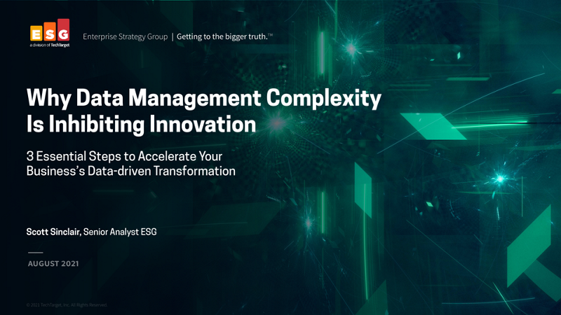 ESG - Why Data Management Complexity Is Inhibiting Innovation