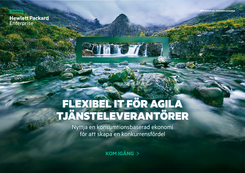 HPE GreenLake interaktiv broschyr för tjänsteleverantörer. Flexibel IT för agila tjänsteleverantörer thumbnail