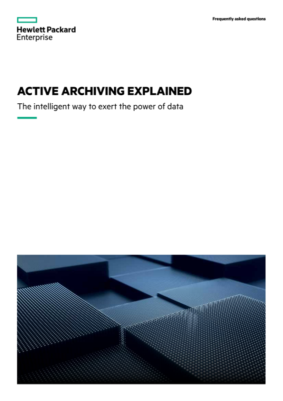 ACTIVE ARCHIVING EXPLAINED - The intelligent way to exert the power of data thumbnail