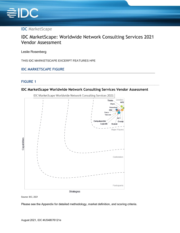 IDC MarketScape: Worldwide Network Consulting Services 2021 Vendor Assessment thumbnail