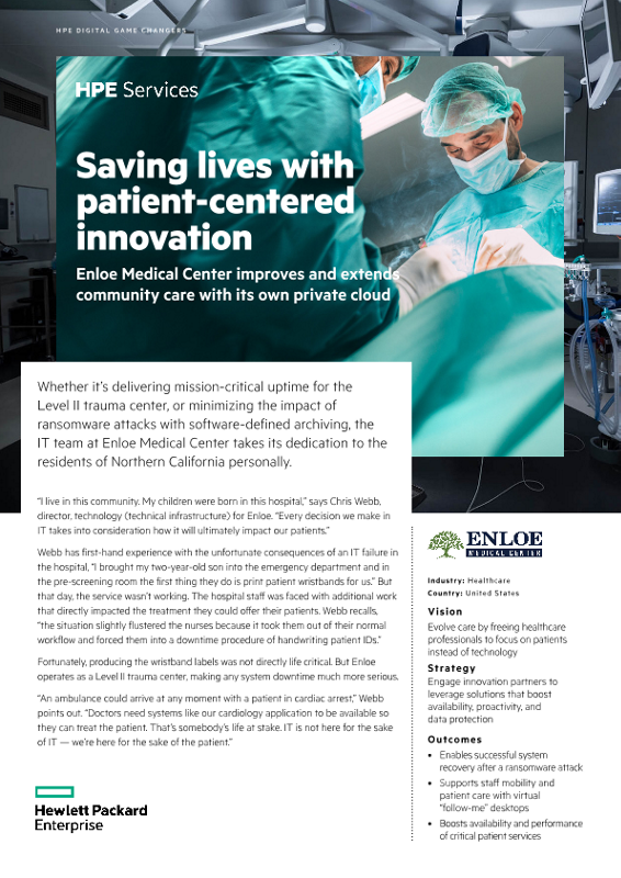 Saving lives with patient-centered innovation – Enloe Medical Center thumbnail
