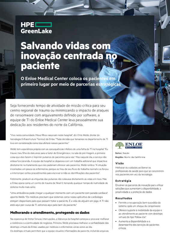 Estudo de caso: Salvando vidas com inovação centrada no paciente – Enloe Medical Center thumbnail