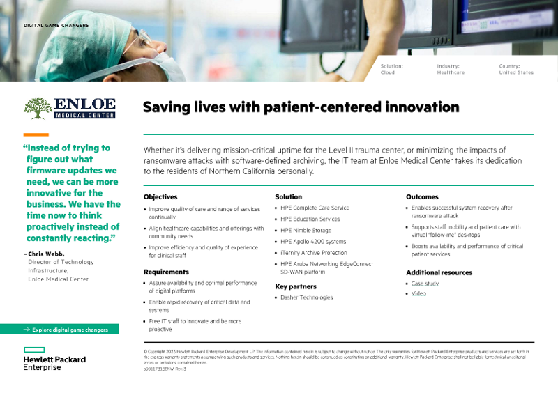 Saving lives with patient-centered innovation – Enloe Medical Center thumbnail