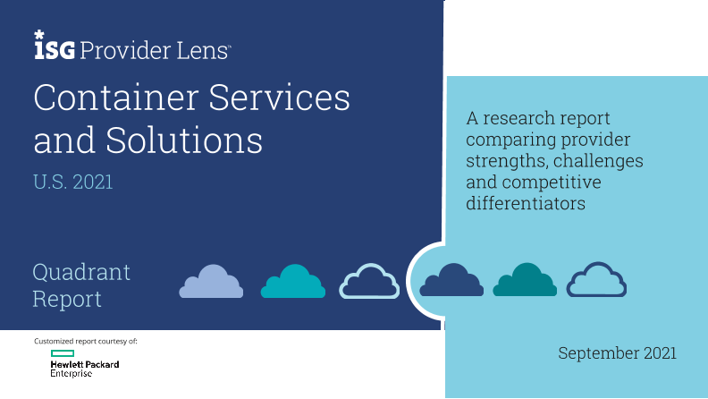 ISG Provider Lens Container Services and Solutions U.S. 2021 Quadrant Report analyst research report thumbnail