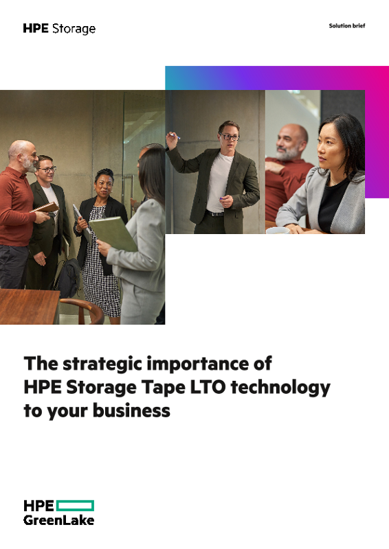 The strategic importance of HPE Storage Tape LTO technology to your business thumbnail