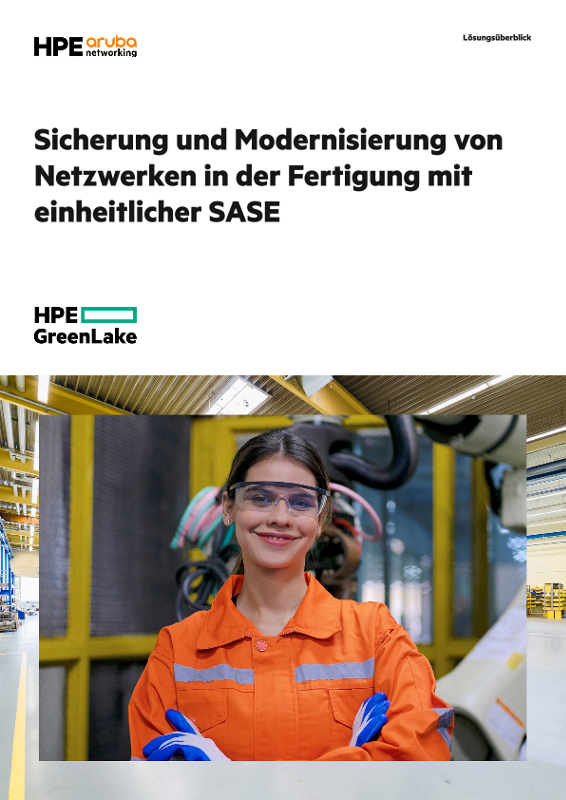 Sicherung und Modernisierung von Netzwerken in der Fertigung mit einheitlicher SASE thumbnail