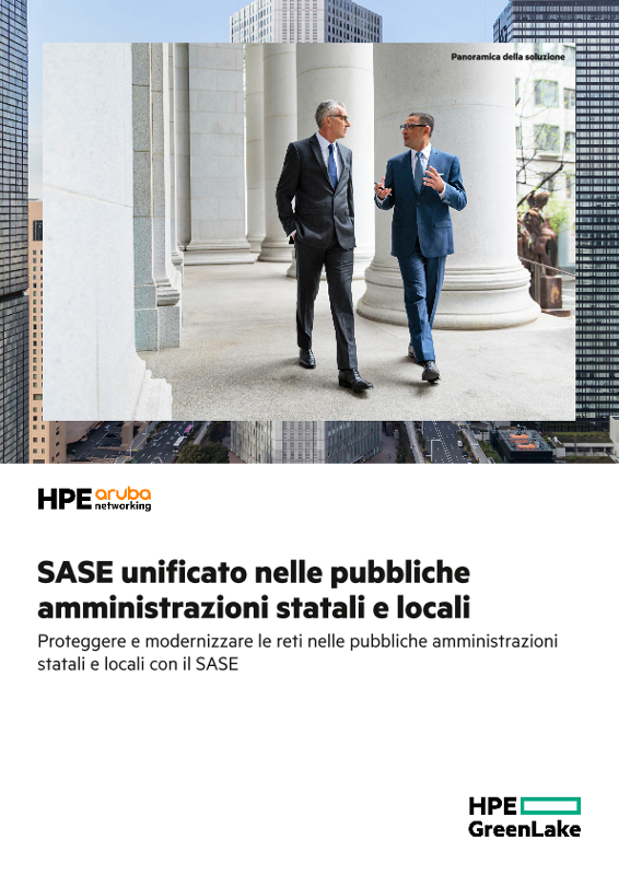 SASE unificato nelle pubbliche amministrazioni statali e locali thumbnail