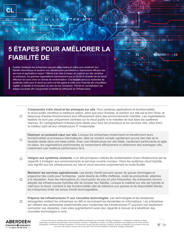 5 étapes pour améliorer la fiabilité de l’infrastructure thumbnail