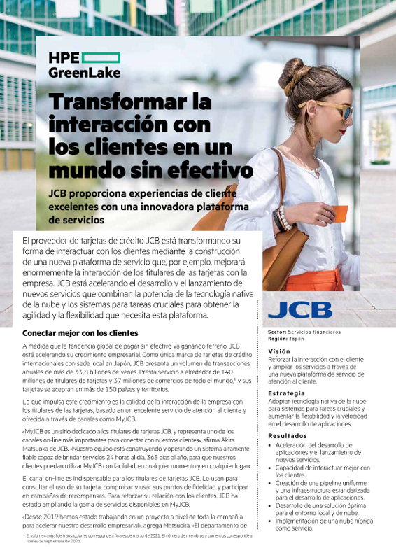 Transformar La Interacción Con Los Clientes En Un Mundo Sin Efectivo Jcb 0847