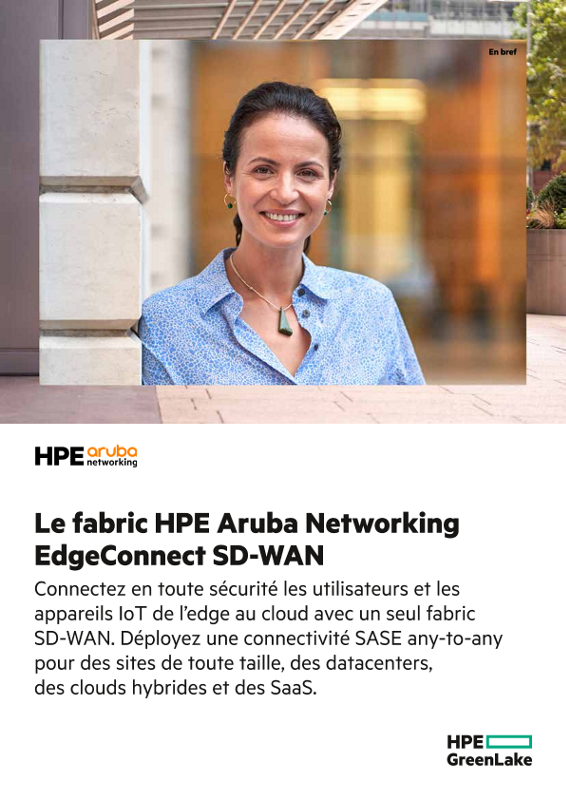 Le fabric HPE Aruba Networking EdgeConnect SD-WAN thumbnail