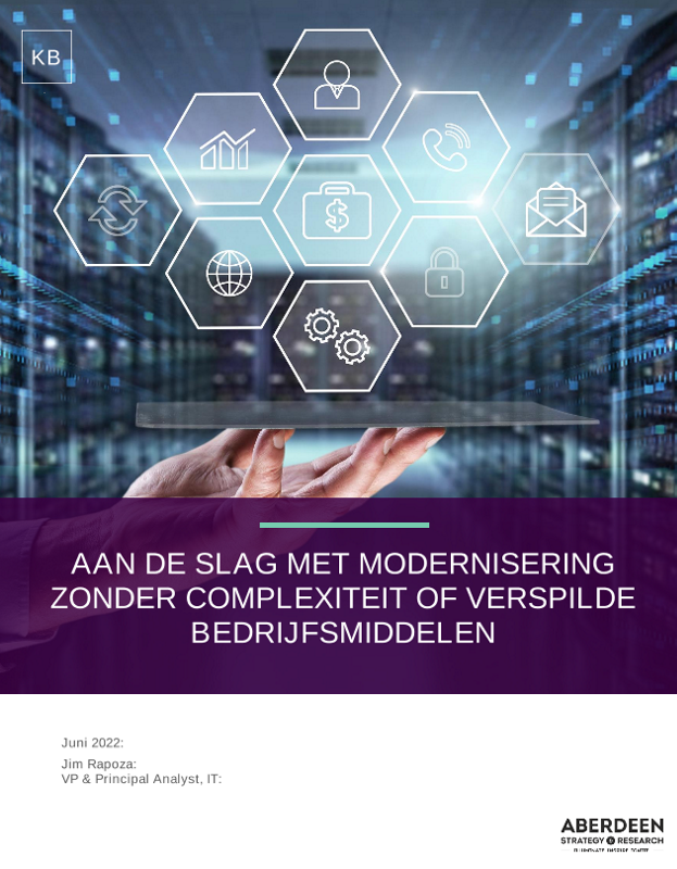AAN DE SLAG MODERNISERING ZONDER COMPLEXITEIT OF VERSPILDE BEDRIJFSMIDDELEN thumbnail