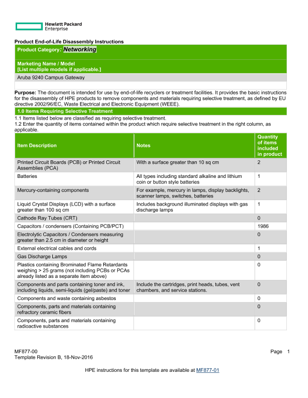 HPE Aruba Networking 9240 Campus Gateway thumbnail