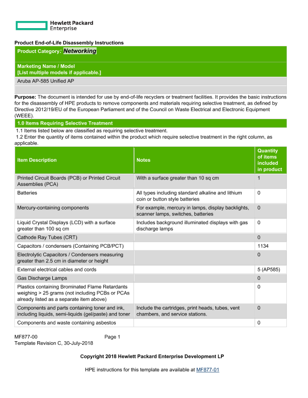 HPE Aruba Networking AP-585 Unified AP thumbnail