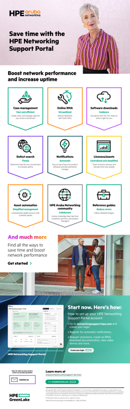 Save time with the HPE Networking Support Portal thumbnail